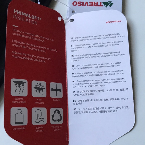 New small black Treviso from Italy Primaloft insulated snow ski board pants - Picture 5 of 7